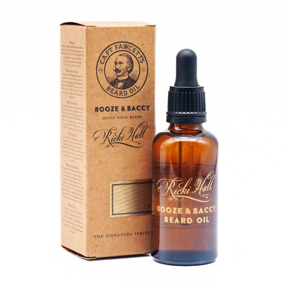 Captain Fawcett Booze & Baccy Beard Oil 50ml