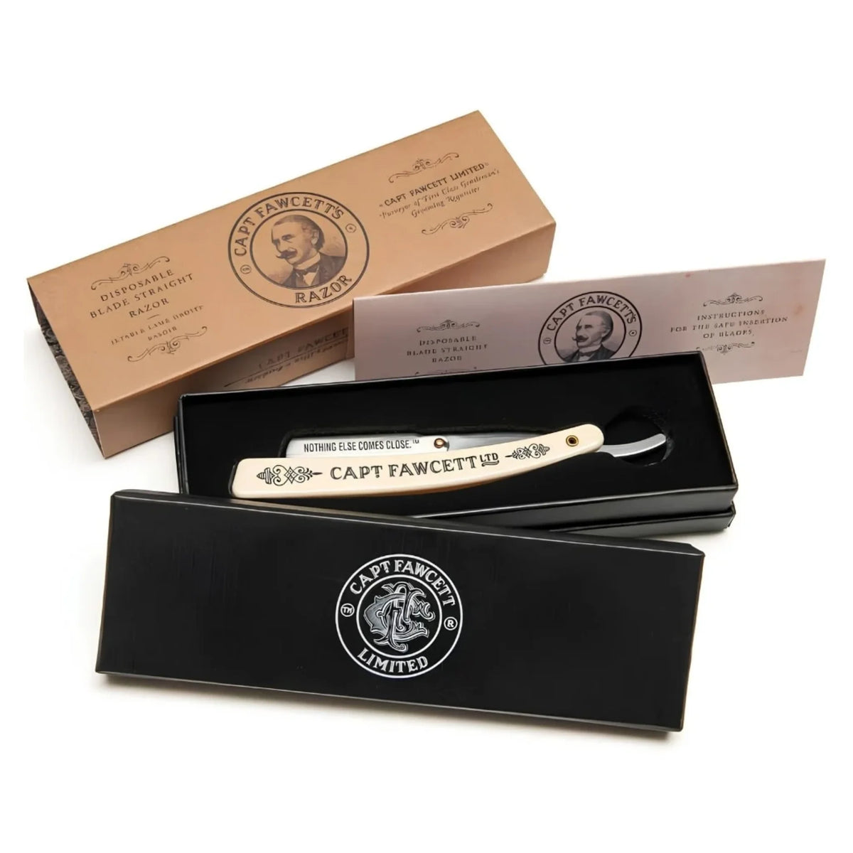 Captain Fawcett's (Replaceable Blade) Straight Razor