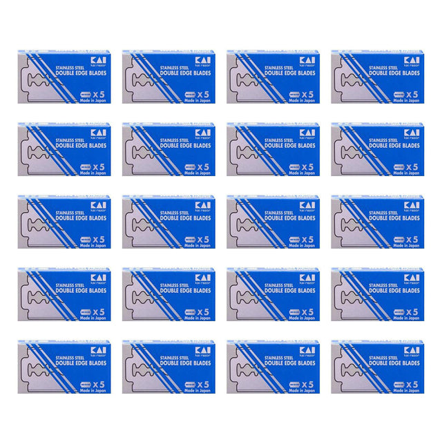 Kai Stainless Steel Razor Blades 100 Pack - 1.jpg