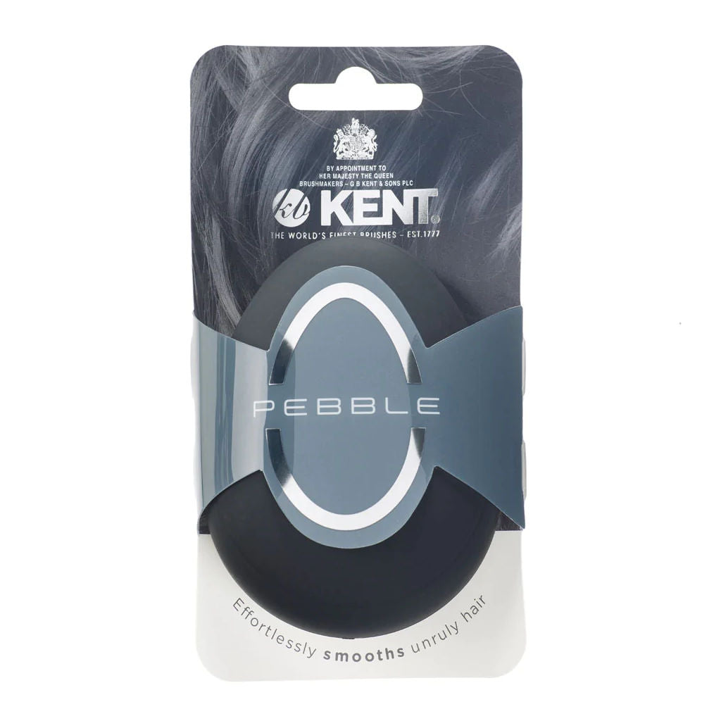 Kent Pebble Detangling Brush in Matt Black - 4.jpg