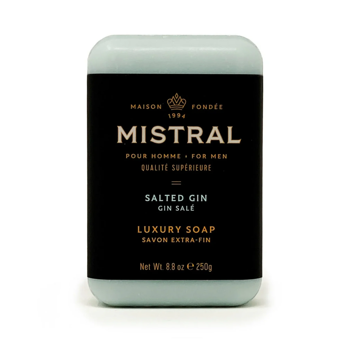 Mistral Salted Gin Men's Luxury Soap 250g