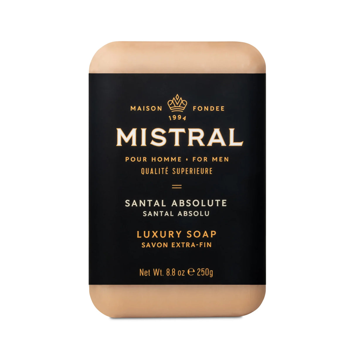 Mistral Santal Absolute Men's Luxury Soap 250g
