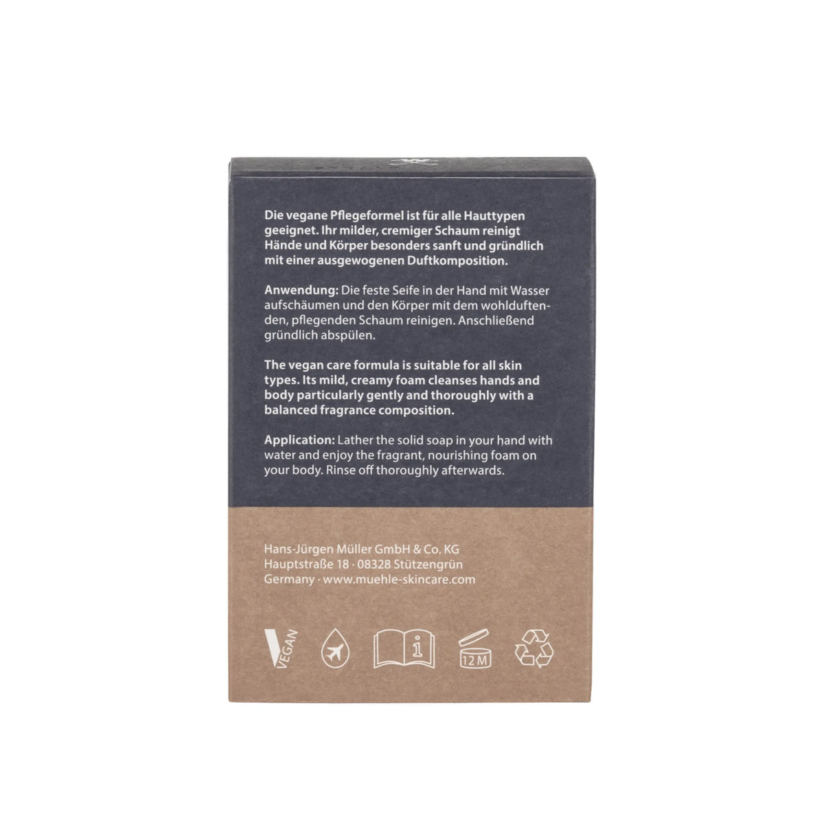 Mühle Body Soap Bar (blackcurrant & cedar) 100g