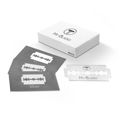 My-Blades Silver Double Edge Blades - 1 pack of 10 blades (10) - 1.jpg