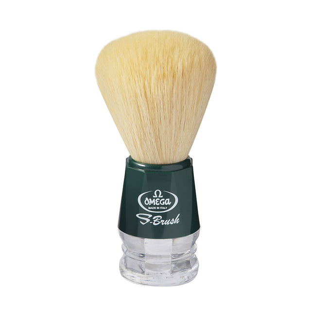 Omega_Synthetic_Shaving_Brush_S10018__Fibre_bristle__Green_Handle_.jpg