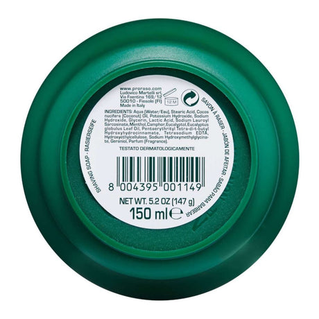 Proraso Eucalyptus & Menthol Shaving Soap Bowl - FineShave