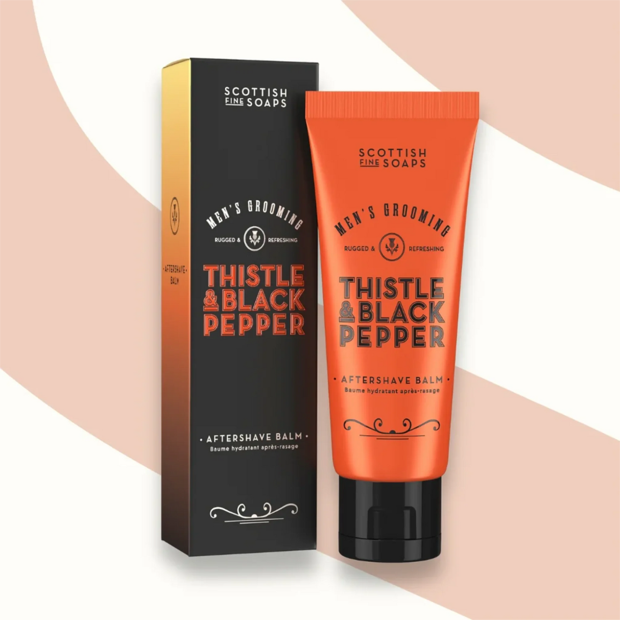 Scottish Fine Soaps Aftershave Balm 75ml (Thistle & Black Pepper)