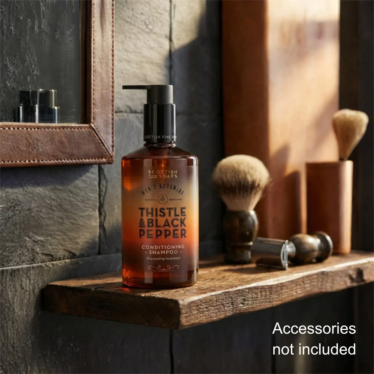 Scottish Fine Soaps Conditioning Shampoo 300ml (Thistle & Black Pepper)