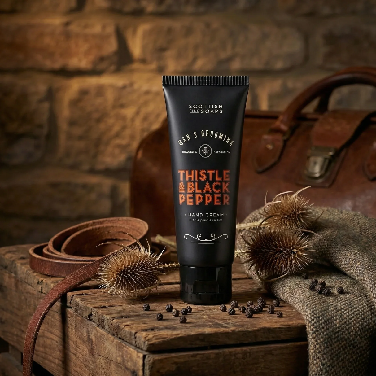 Scottish Fine Soaps Hand Cream 100ml (Thistle & Black Pepper)
