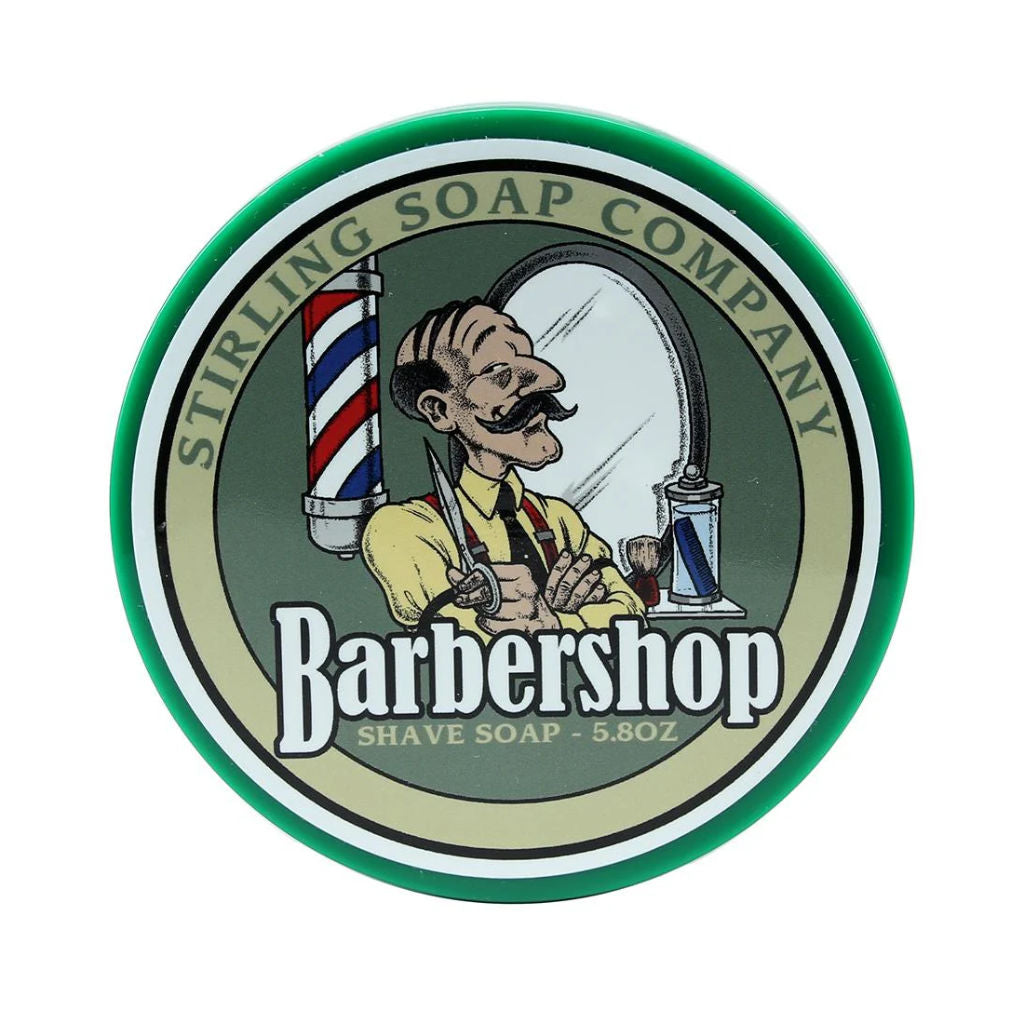 Stirling Soap Co (Barbershop) Artisan Shaving Soap 170ml - 1.jpg