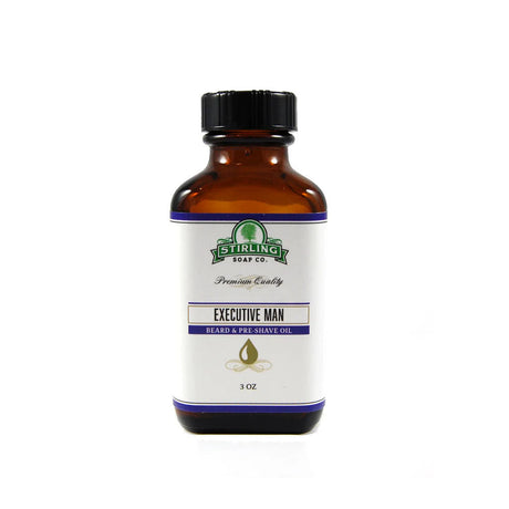 Stirling Soap Co (Executive Man) Beard & Pre-Shave Oil 88ml - 1.jpg