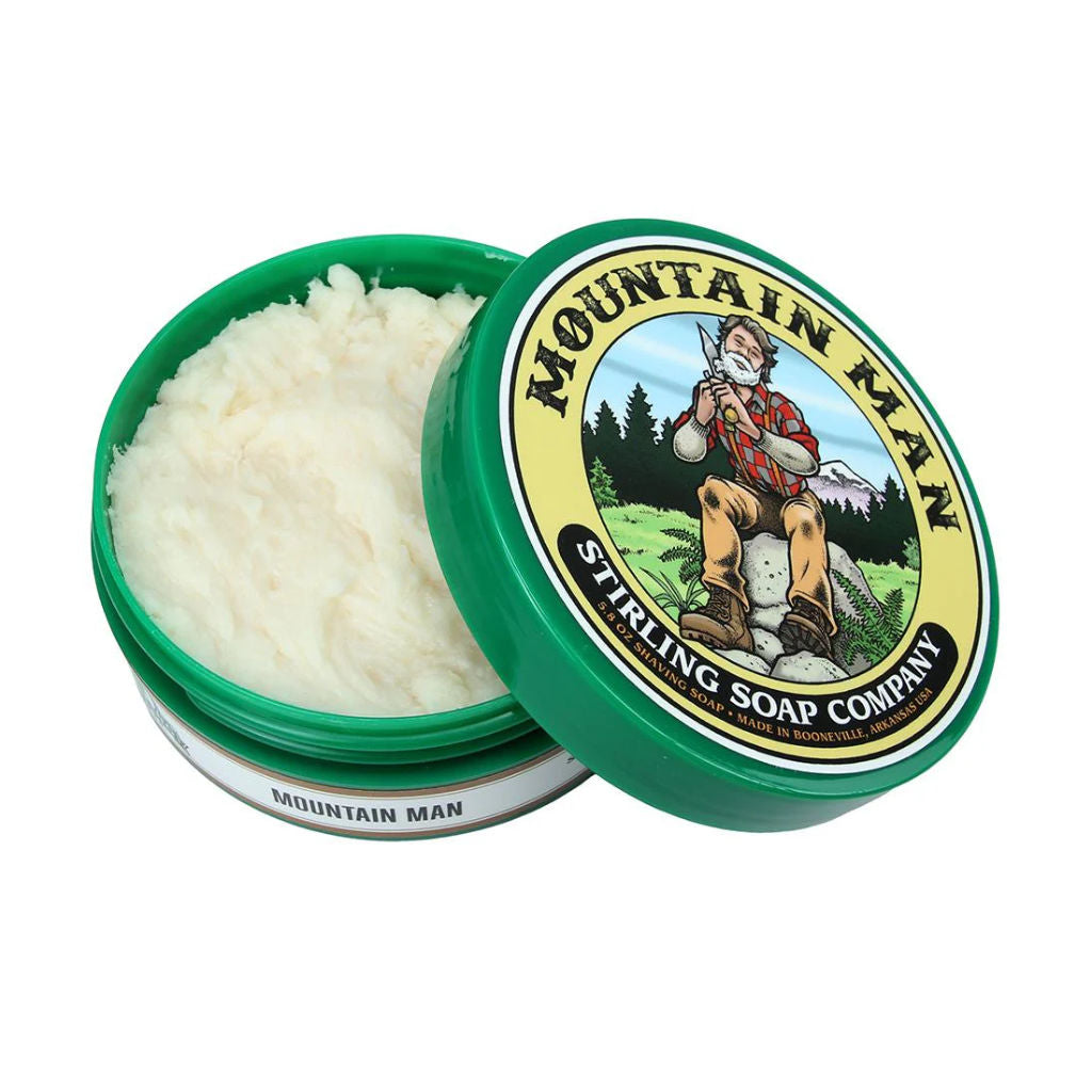 Stirling Soap Co (Mountain Man) Artisan Shaving Soap 170ml - 2.jpg