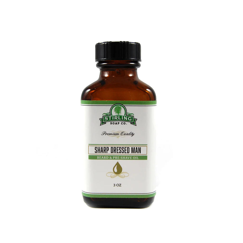 Stirling Soap Co (Sharp Dressed Man) Beard & Pre-Shave Oil 88ml - 1.jpg