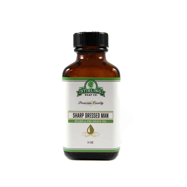 Stirling Soap Co (Sharp Dressed Man) Beard & Pre-Shave Oil 88ml - 1.jpg