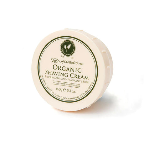 Taylor of Old Bond Street Organic Shaving cream Bowl 150g - 1.jpg