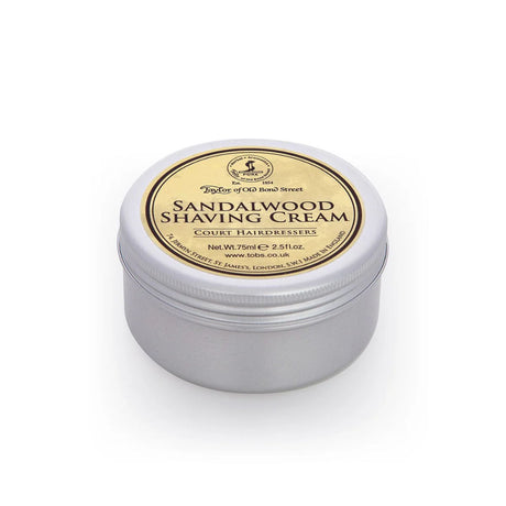 Taylor of Old Bond Street Sandalwood (Travel sized) Shaving cream Bowl 75ml - 3.jpg