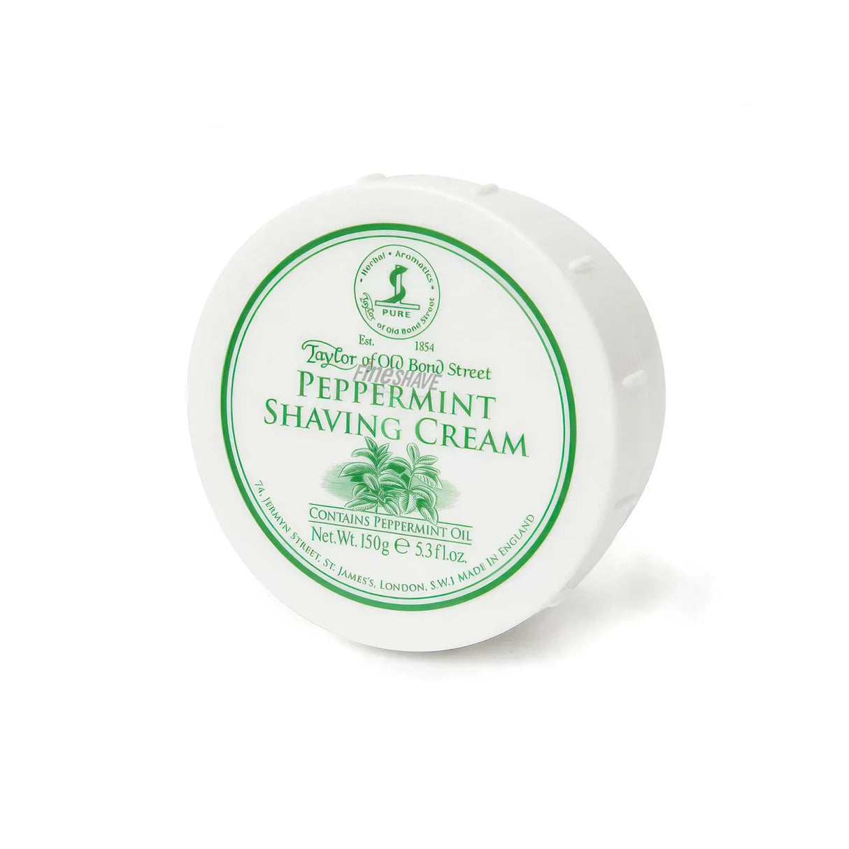 Taylor of Old Bond Street Peppermint Shaving cream Bowl 150g