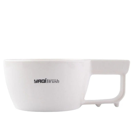 Yaqi Shaving Bowl with Handle (white) - 1.jpg