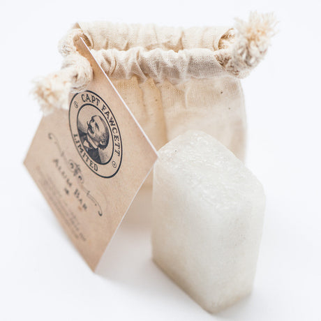 Captain Fawcett's Traditional Alum Bar in Pouch - FineShave