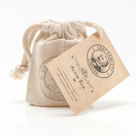 Captain Fawcett's Traditional Alum Bar in Pouch - FineShave