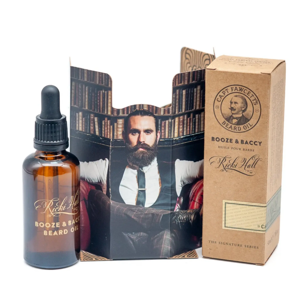 Captain Fawcett Booze & Baccy Beard Oil 50ml