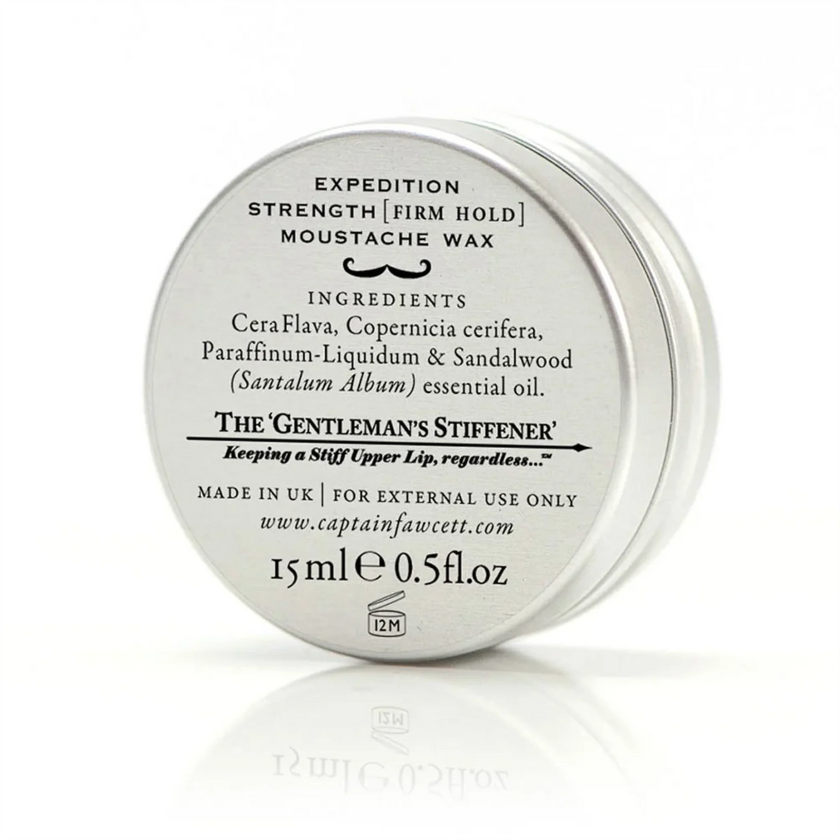 Captain Fawcett Expedition Strength Sandalwo Moustache Wax (Firm Hold)