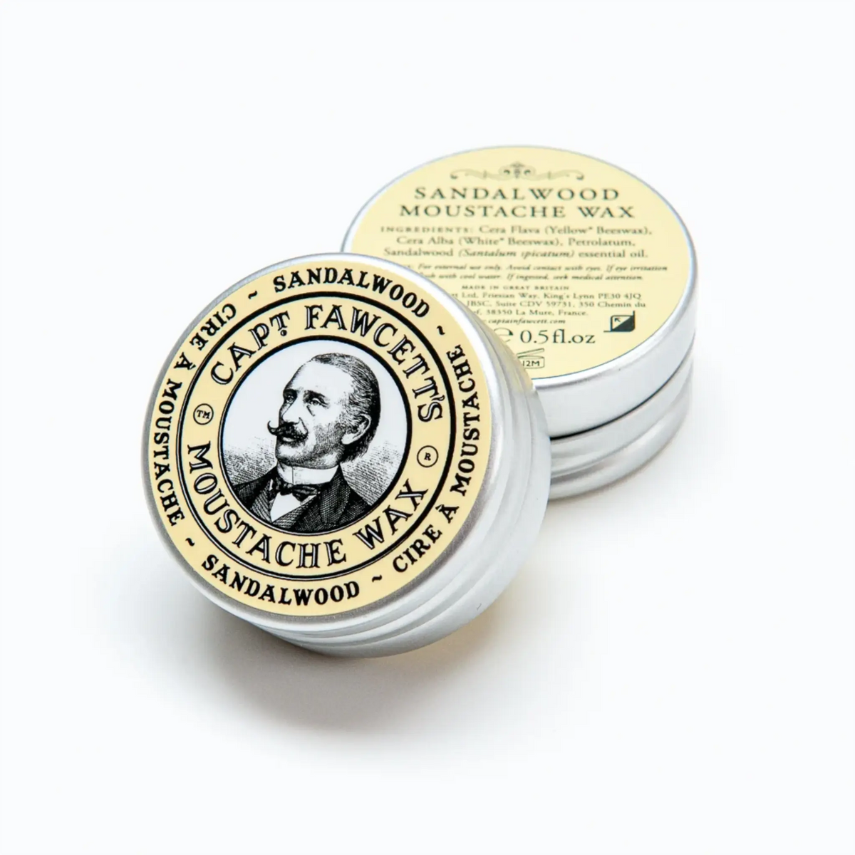 Captain Fawcett Sandalwood Moustache Wax 15ml