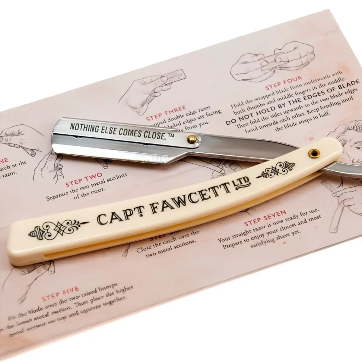 Captain Fawcett's (Replaceable Blade) Straight Razor