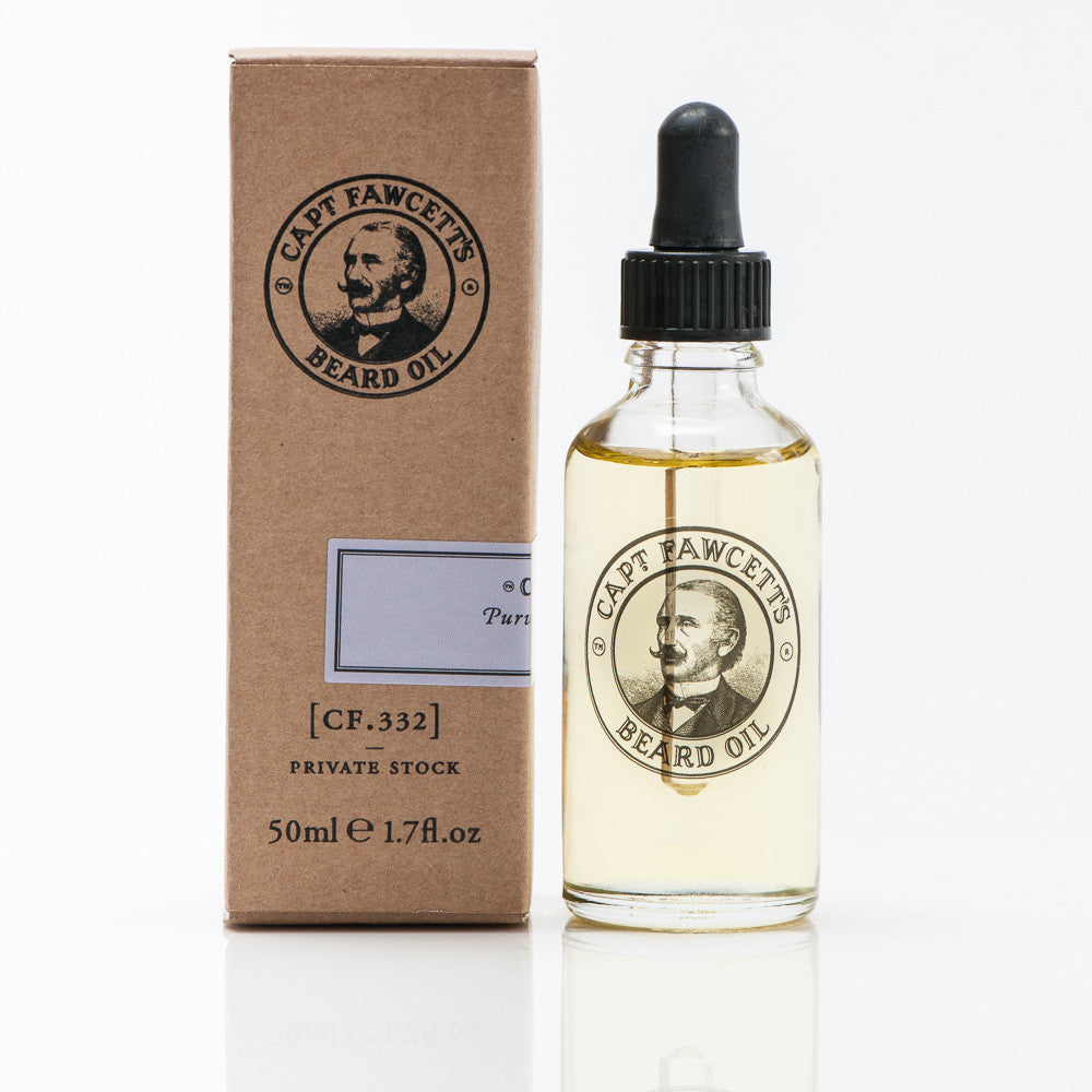 Captain Fawcett's Beard Oil Private Stock 10ml Travel Sized - FineShave