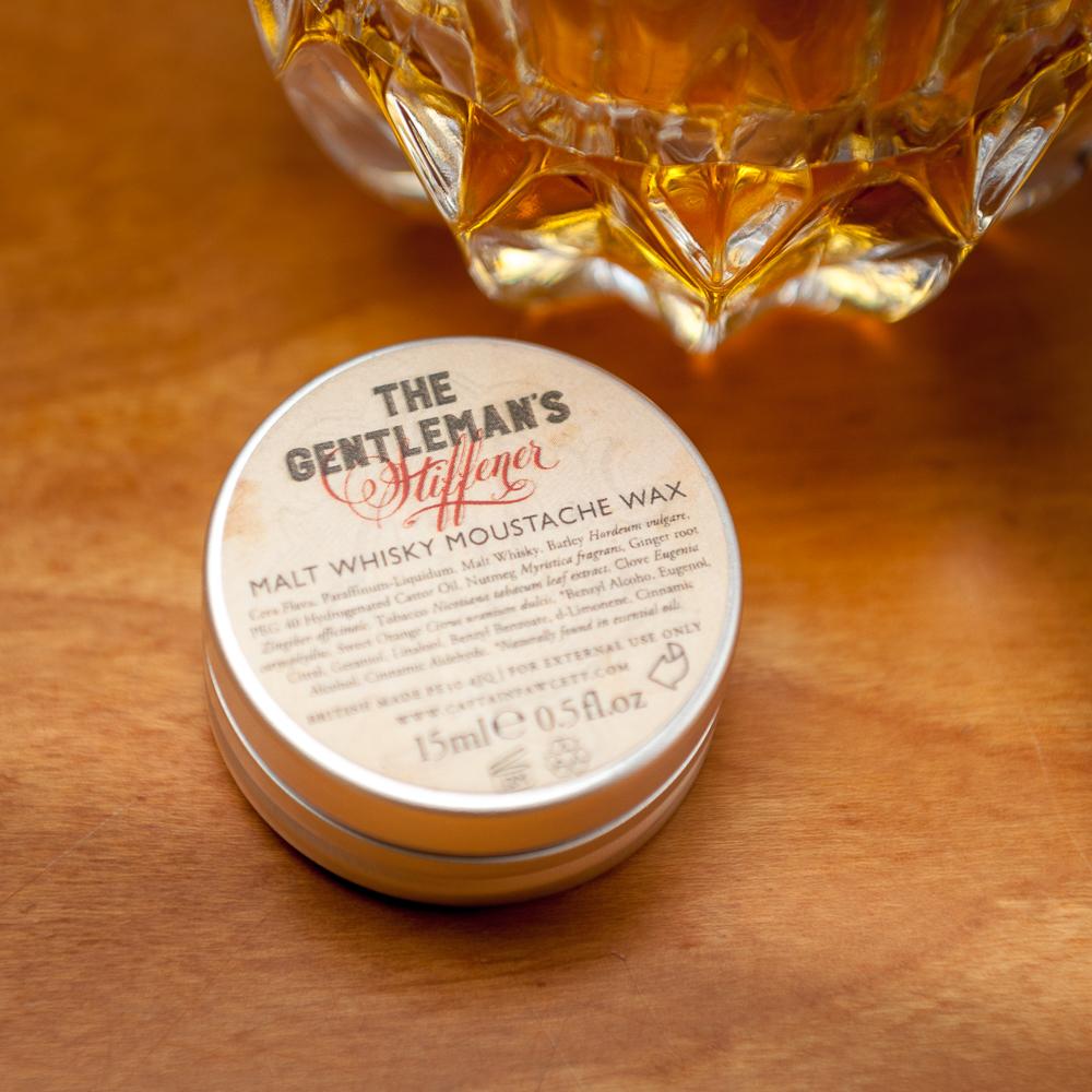 Captain Fawcett's Moustache Wax Stiffener Malt Whiskey 15ml - FineShave