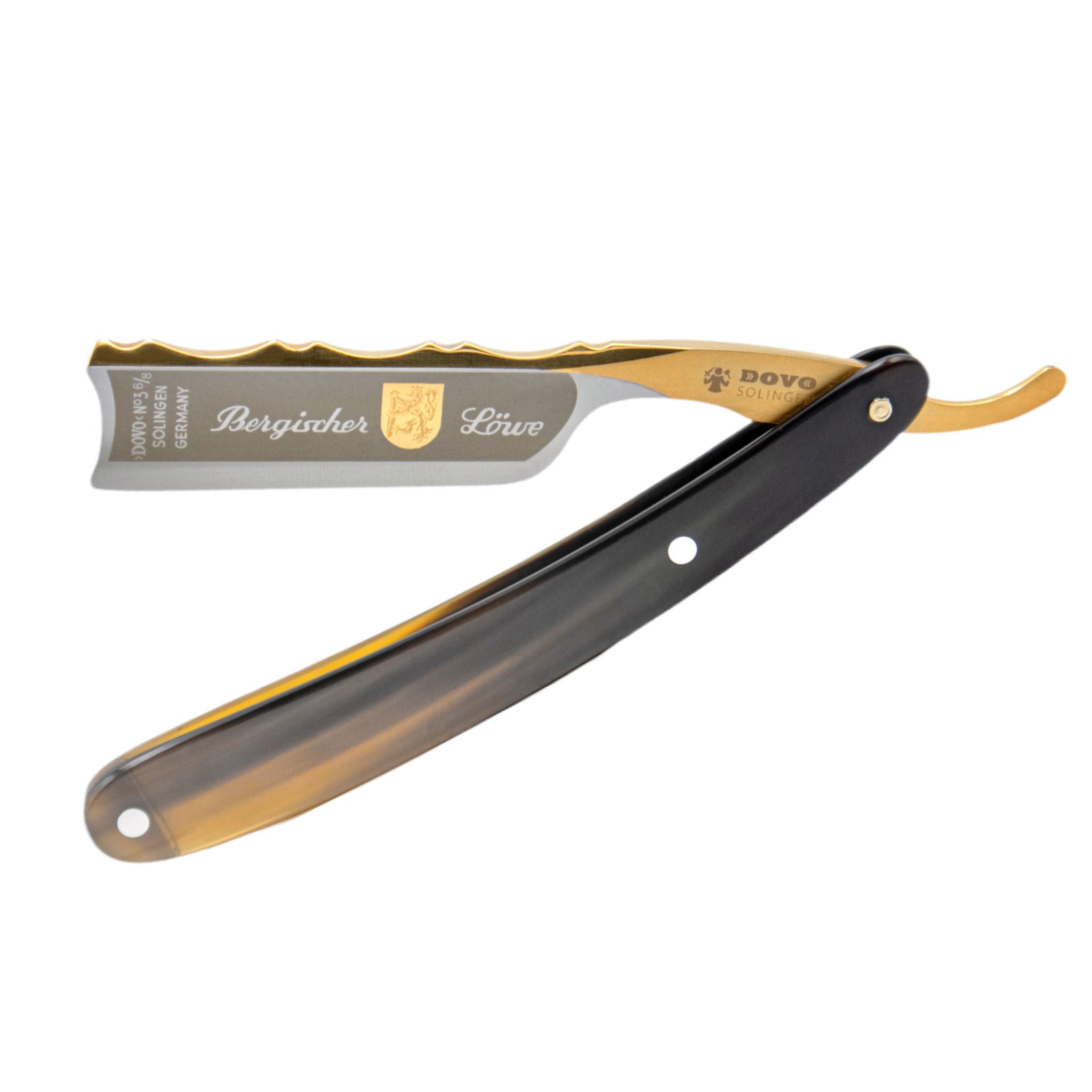 Dovo Bergischer Löwe african horn scales - 6-8 Straight Razor (3680) - 2.jpg