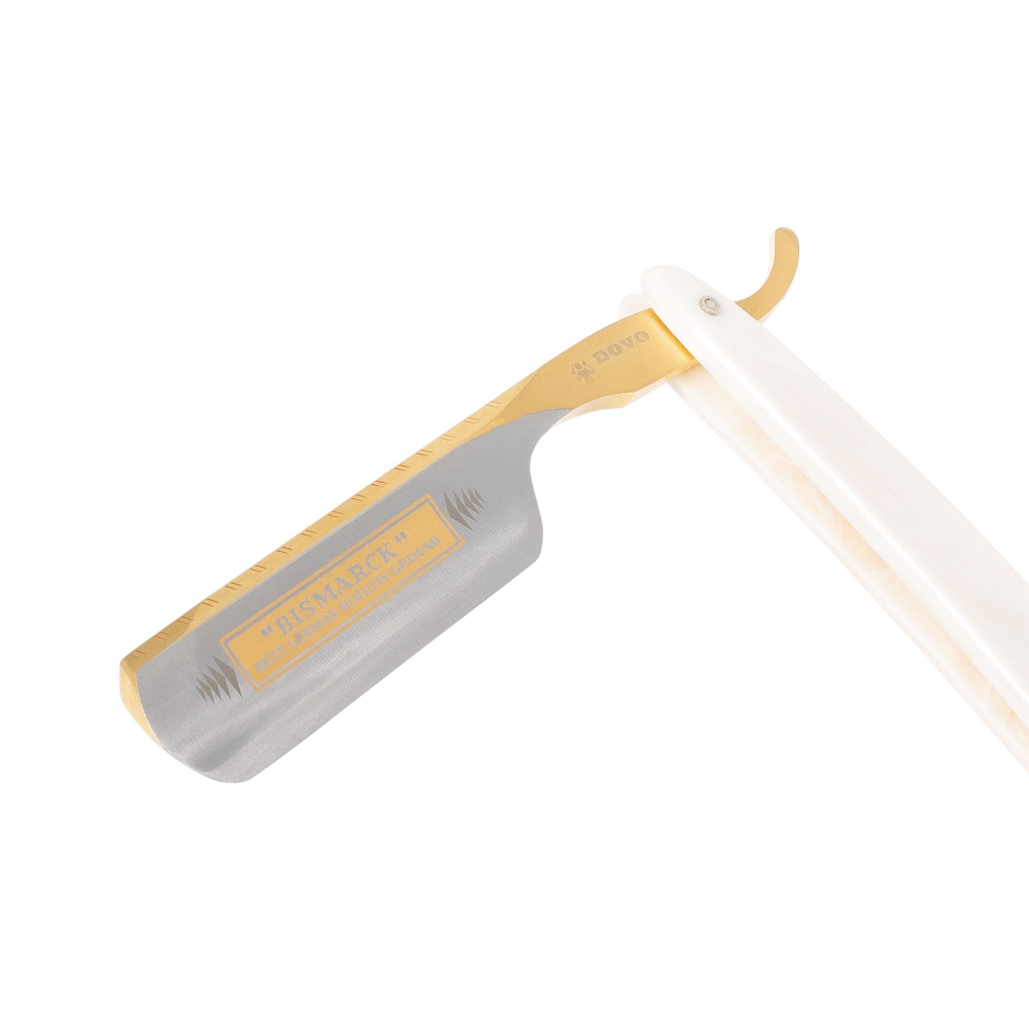 Dovo Bismarck Pearl white coloured scales - 6-8 Straight Razor (26820) - 3.jpg