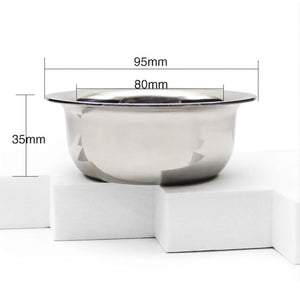 Epsilon Premium Stainless Steel Shaving Bowl