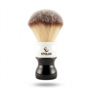 Epsilon Synthetic Shaving Brush (26mm Knot / Black & White Handle)
