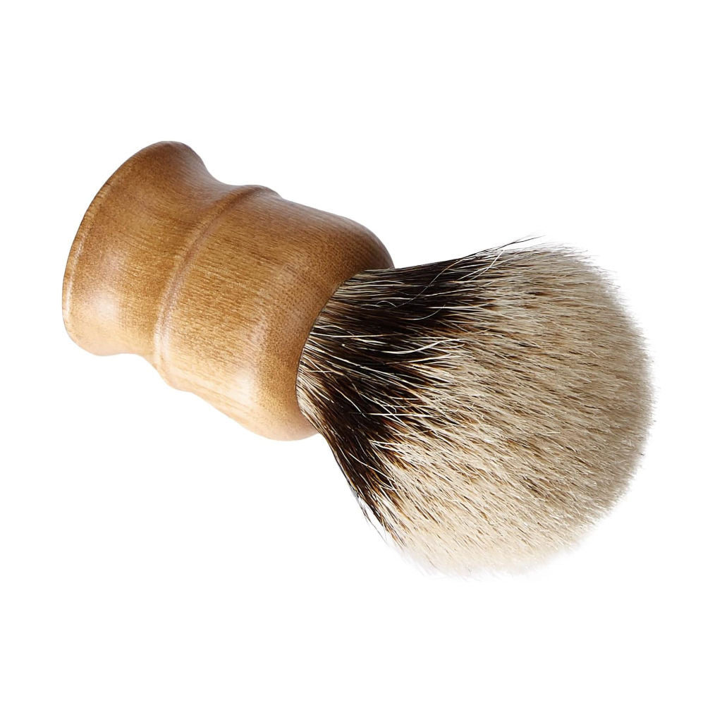 Epsilon Two Band Badger Shaving Brush (26mm Knot : Wooden Handle) - 3.jpg