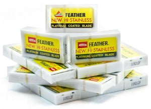 Feather Hi-Stainless Platinum  100x Blade Pack - FineShave