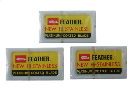Feather Hi-Stainless Platinum, 30x Blades - FineShave