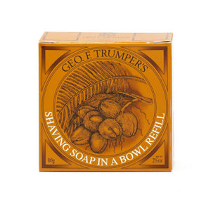 Geo. F. Trumper Coconut Oil Hard Shaving Soap 80g REFILL - FineShave