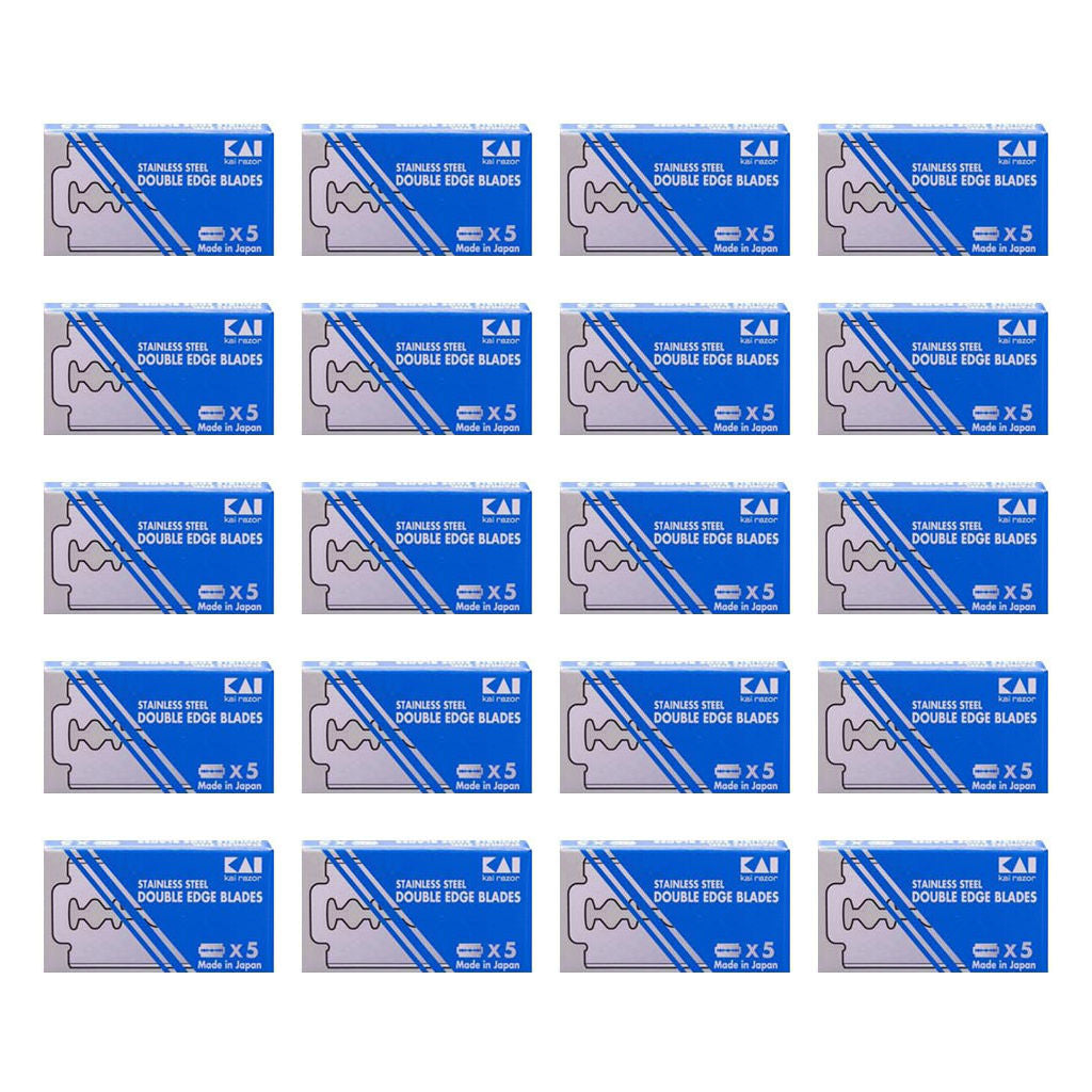 Kai Stainless Steel Razor Blades 100 Pack - 1.jpg