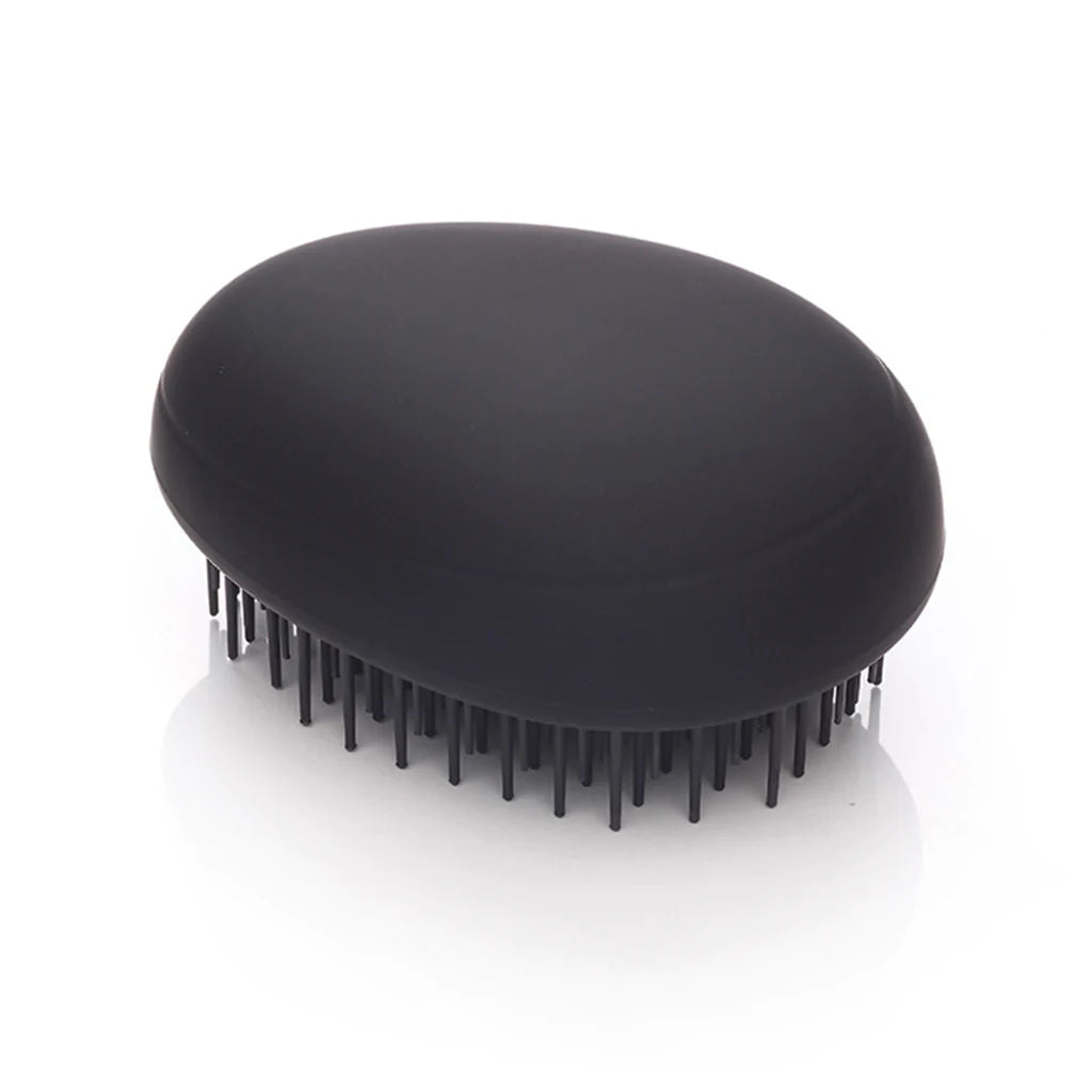 Kent Pebble Detangling Brush in Matt Black - 1.jpg