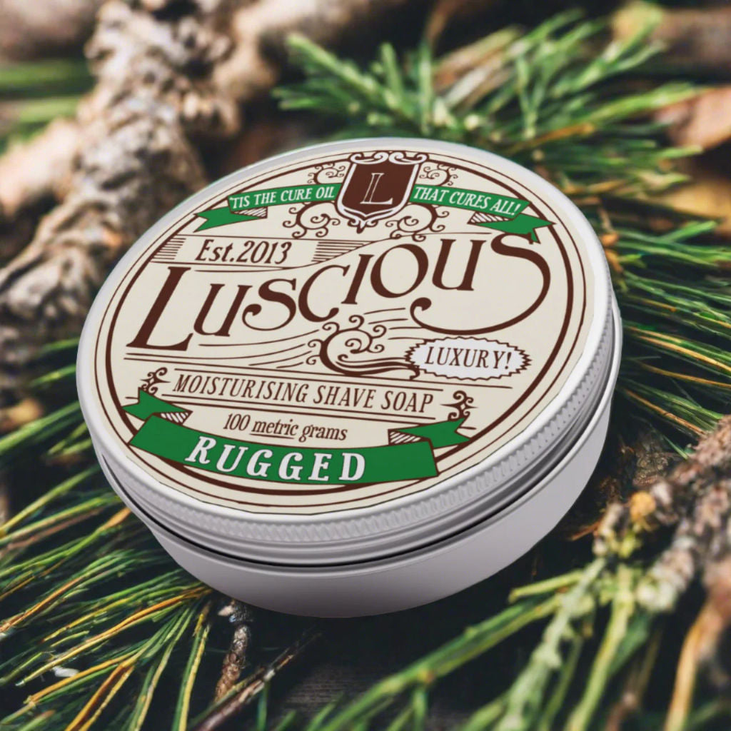 Lambert's Luscious Rugged Shaving Soap 100g (Tin Jar) - 1.jpg