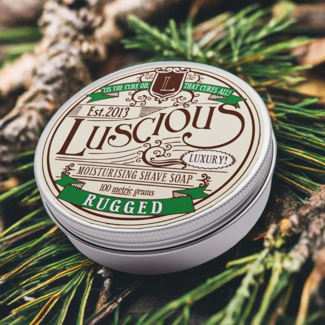 Lambert's Luscious Rugged Shaving Soap 100g (Tin Jar) - 1.jpg