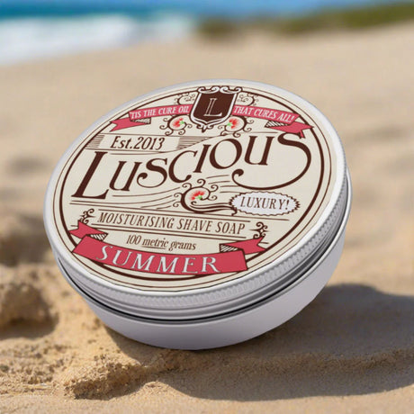 Lambert's Luscious Summer Shaving Soap 100g (Tin Jar) - 1.jpg