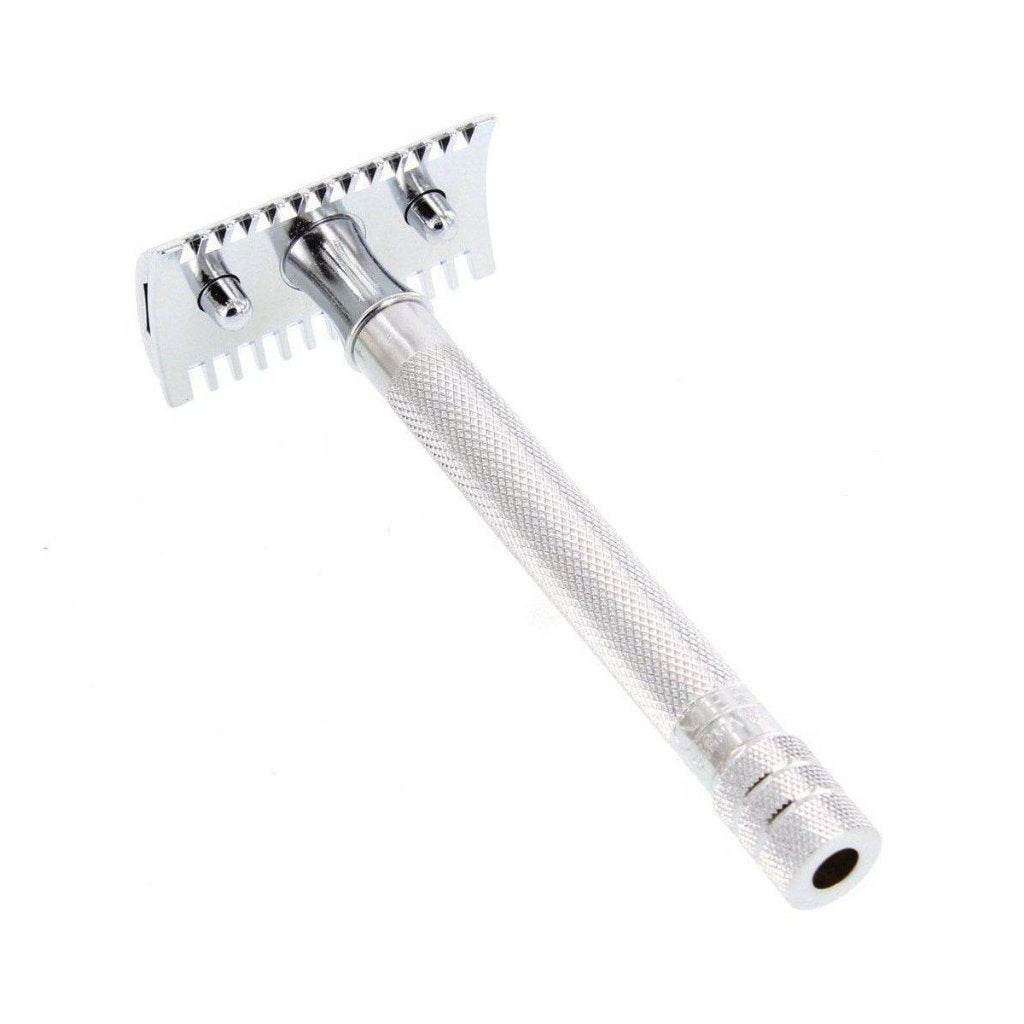 Merkur 25C Long Handle Open Comb Safety Razor - FineShave