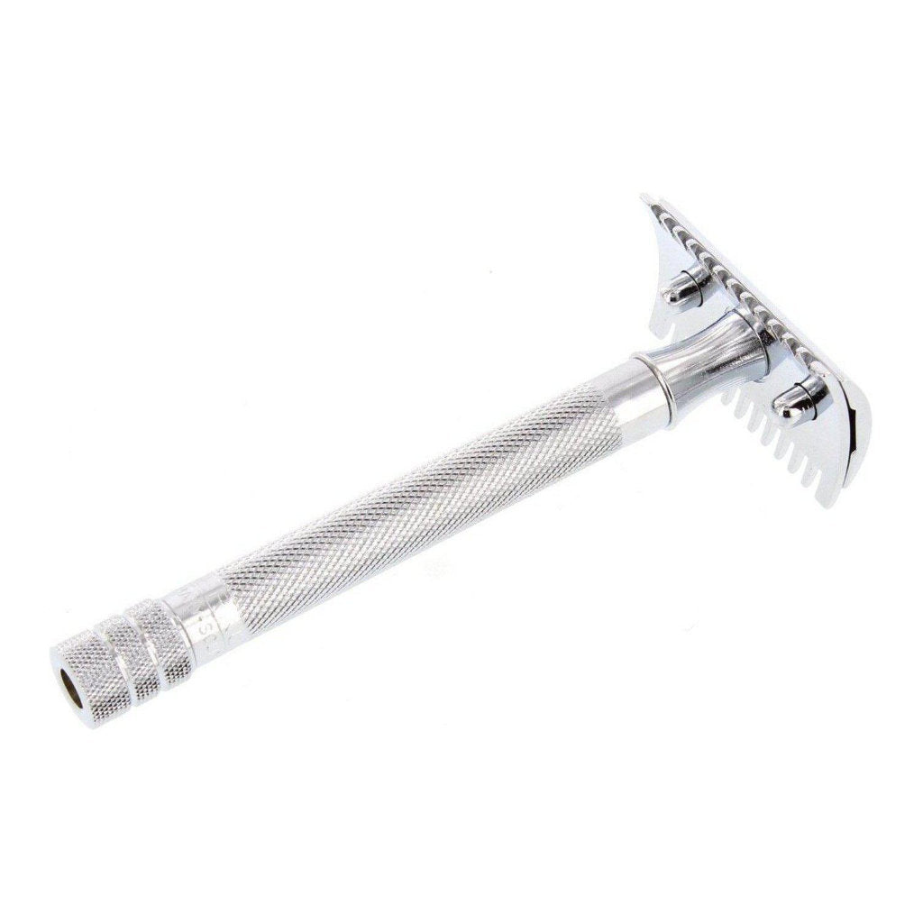 Merkur 25C Long Handle Open Comb Safety Razor - FineShave