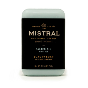 Mistral Salted Gin Men's Luxury Soap 250g
