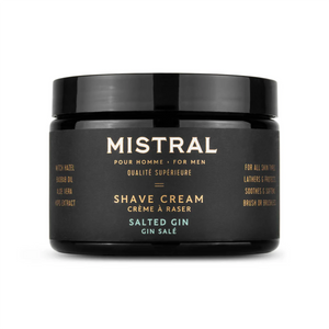Mistral Salted Gin Shave Cream 255g