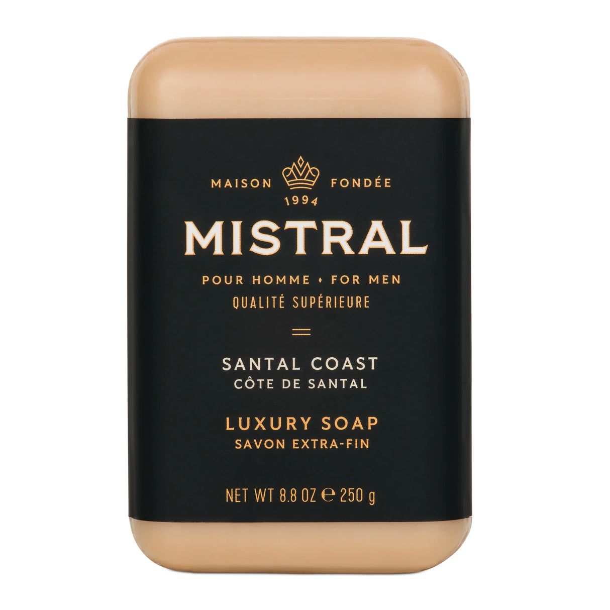 Mistral Santal Coast Men's Luxury Soap 250g