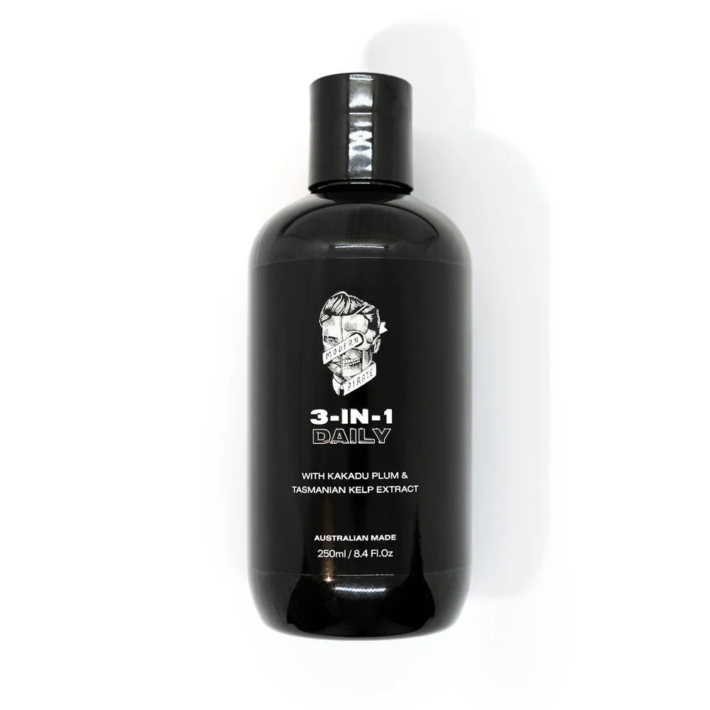 Modern Pirate 3 in 1 Daily Wash 250ml (Shampoo, Conditioner, Body Wash) - 1.jpg