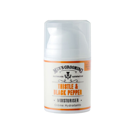 Moisturiser 50ml (Thistle & Black Pepper) by The Scottish Fine Soaps Company - FineShave